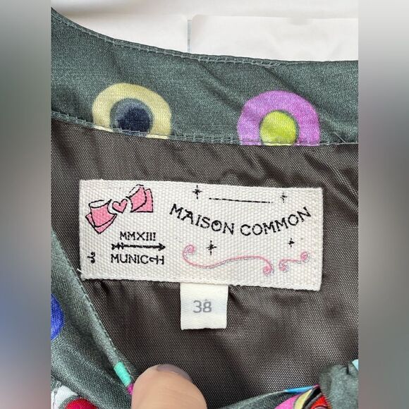 Maison common silk midi dress size 38/6 - Picture 8 of 14